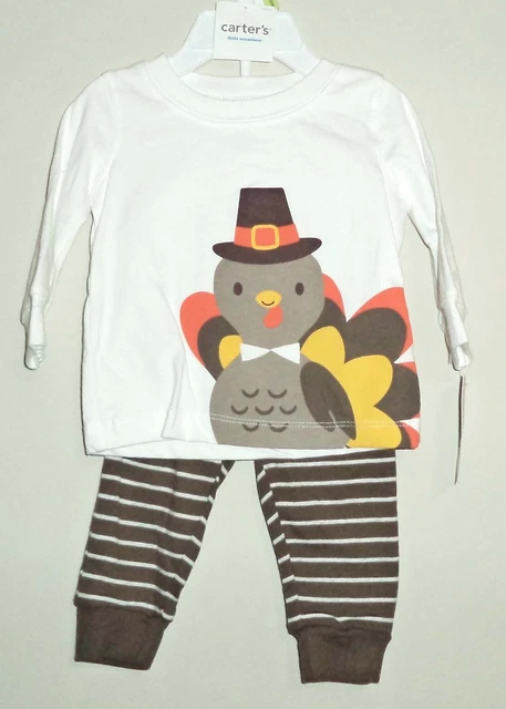 Carters Thanksgiving Turkey Infant Outfit (SIZE 3 Months) NEW!