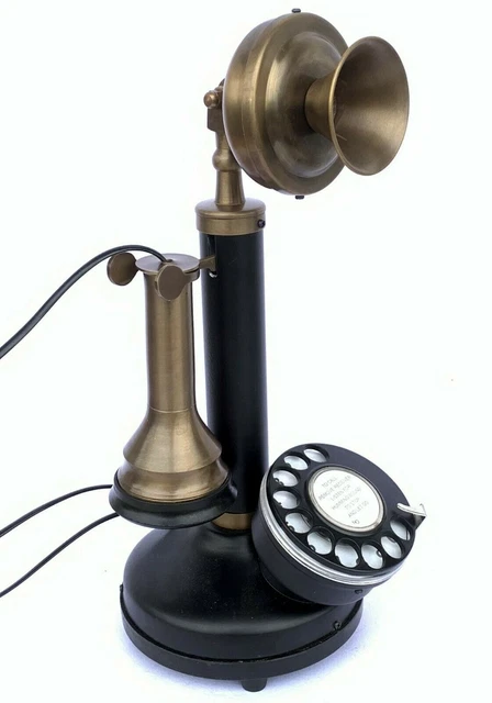Réplica antigua de estilo vintage, candelabro con esfera giratoria,...