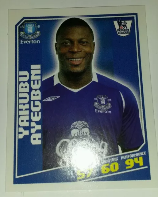 Topps Total Football 2009 #128 Yakubu Ayegbeni Everton FC