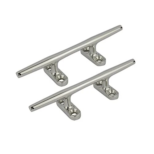 Boat Cleat 6 Inch 316 Stainless Steel Dock Cleats Heavy Duty Open Bas...