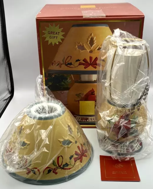 LENOX WINTER GREETINGS Everyday Christmas Holiday Cardinal Holly