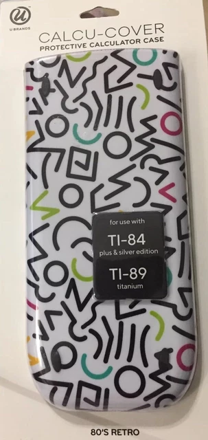 Calcu Cover Protective Calculator Case 80's Retro TL-84 & TI-89 NEW