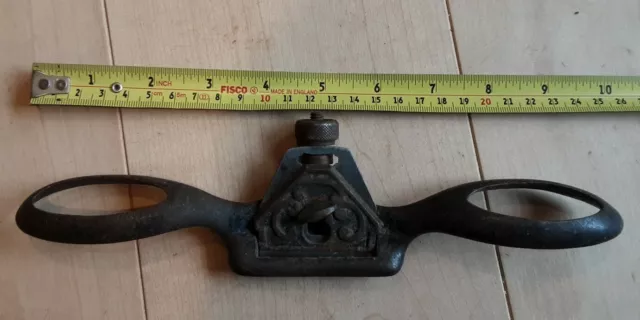 Vintage Spokeshave - Prestons Preston black with original stamped blade.