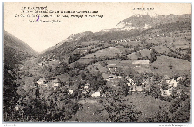 38 - col de la charmette, le gua, planfay et pomaray --