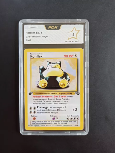Pokemon Card Ronflex 27/64 Non Holo Edition 1 - Jungle - FR - PCA 9