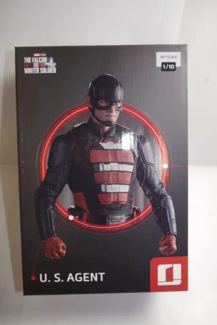 Marvel Falcon + Hiver Soldat John Walker ( U.S.Agent ) 1:10 Iron Studios Lad