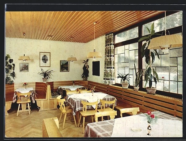 CARTE POSTALE KAPFENHARDT / Forêt-Noire, pension d'auberge forestière