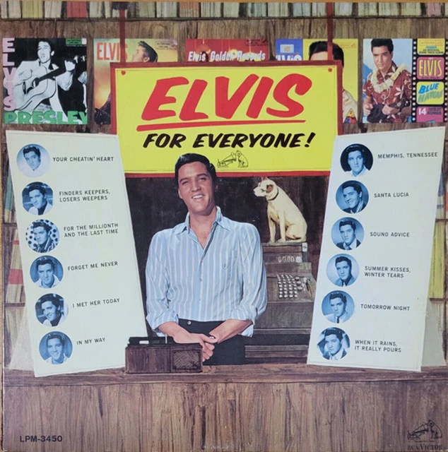 Elvis Presley - Elvis For Everyone! - RCA Victor - LPM-3450 - LP, Album, Mono, I