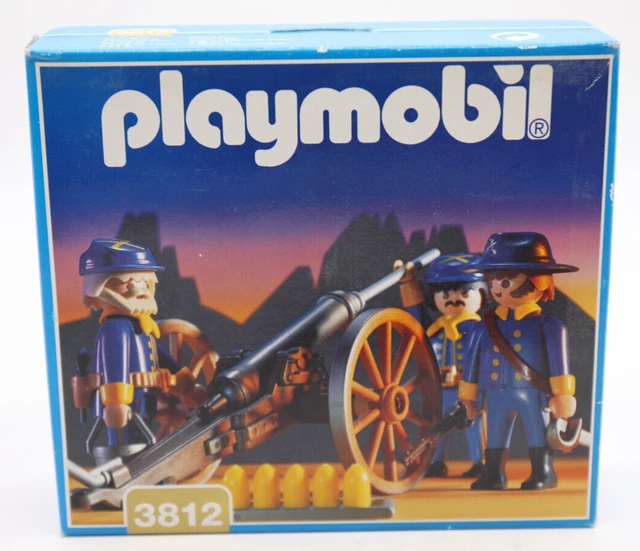 Playmobil N°3784/3785 - Timon D'attelage/Chariot - Thème Western/Sudistes/Nordistes - Occasion