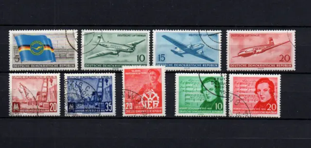 Briefmarken  Sätze DDR 1956  gest. s. Scan