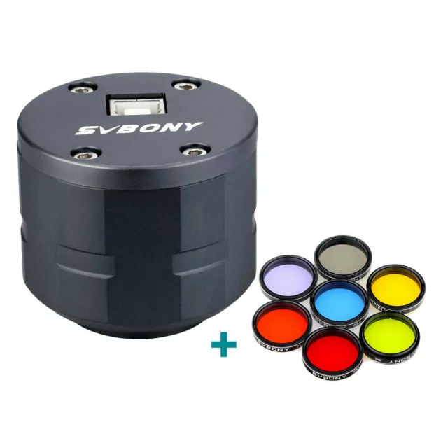 SVBONY SV305 CMOS Color Astronomy Planetary  Camera 2MP USB2.0 + 7-Piece Filters