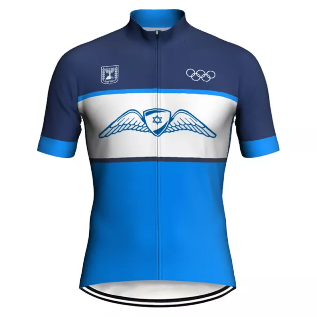 Israel Short Cycling Jersey Bike Shirt Clothing MTB Sports Top Ride Sports Wear