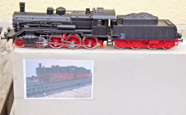 Piko H0 Locomotive à Vapeur Br 38 234 Saxon Chariot Dr Époque 3 Lumière +