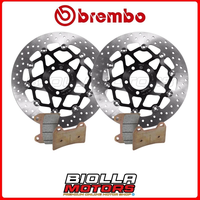 KIT PASTIGLIE + DISCHI BREMBO SUZUKI GSX-FS INAZUMA 1200 2000 ANTERIORE [96 - Fl