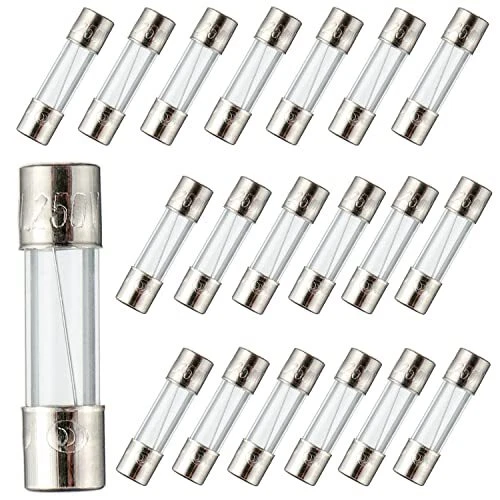 BOJACK F3.15AL250V 5x20 mm 3.15A 250V Fusibles à fusion rapide 3.15 Ampère 25...