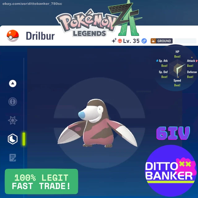 thumbnail image 2 of Pokemon Legends ZA ✨ SHINY DRAGONITE Lv.100 ALPHA 6IV MAX EV Adamant FAST Tradę (Nintendo Switch) 2 of 4