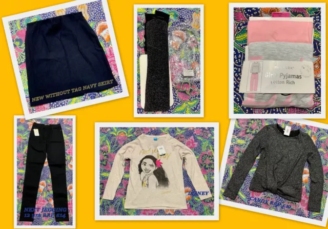 Enorme pacchetto di vestiti per ragazze 11-12 anni DISNEY, CANDY, PRIMARK,NEXT