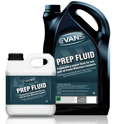 Evans Waterless Coolant - Kühlflüssigkeit - Prep Fluid Bundle Pack 5 + 2 Ltr.