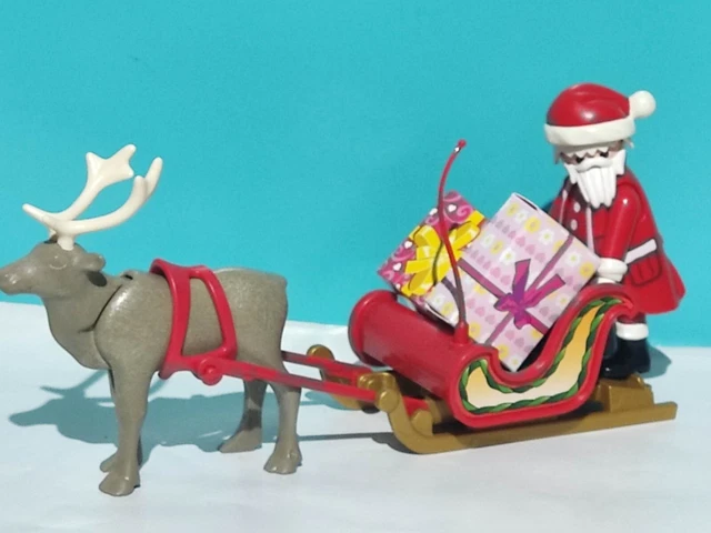 Casa Belen PLAYMOBIL Trineo De Papá Noel Con Reno Juguete Para