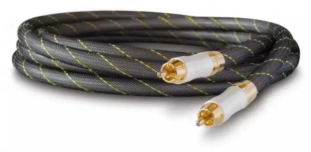 DYNAVOX HIGHEND-Stereo-Cinchkabel  2 x 0,6 m  NF-Kabel hochwertig Cinchkabel 3