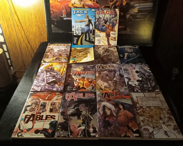 FABLES TPB Lot Vol 1, 3, 4, 5, 6, 7, 8, 9, 10, 11, 12 Jack Fables 1 9 Cinderella