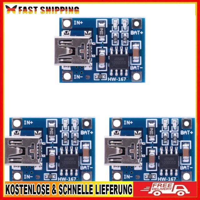 Scheda di ricarica batteria 1S Scheda di ricarica bilanciata per caricabatterie Lipo 6 in 1 ad alta efficienza per aeromodelli Ricarica di batterie al litio con protezione