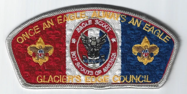 Glacier's Edge Council early EAGLE SCOUT CSP, Once/Always An Eagle FREE SHIPPING
