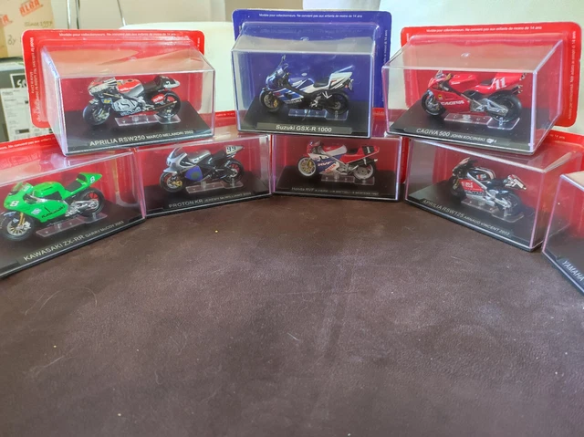 Moto guzzi , agusta, honda nsr , lot de 3 motos pas du 1/43e