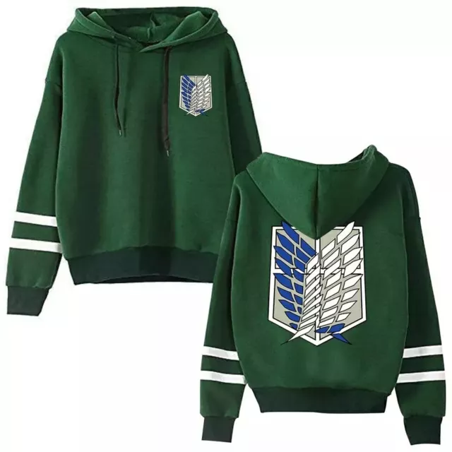 Pull attaque Des Titans Sweat Capuche Shingeki No Kyojin couleur taille au choix