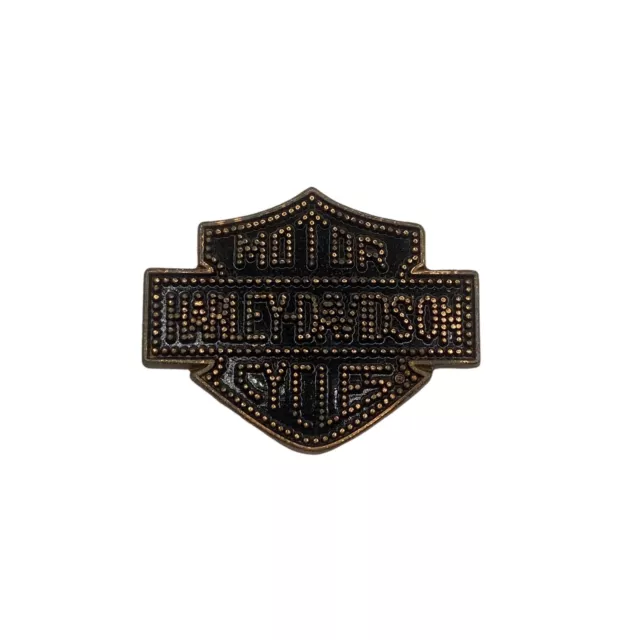 VTG Harley Davidson Motorcycles Bar and Shield Collectible Pin Biker Vest Jacket