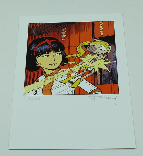 Ex Libris Yoko Tsuno  Signiert/Limitiert  Selten/RAR