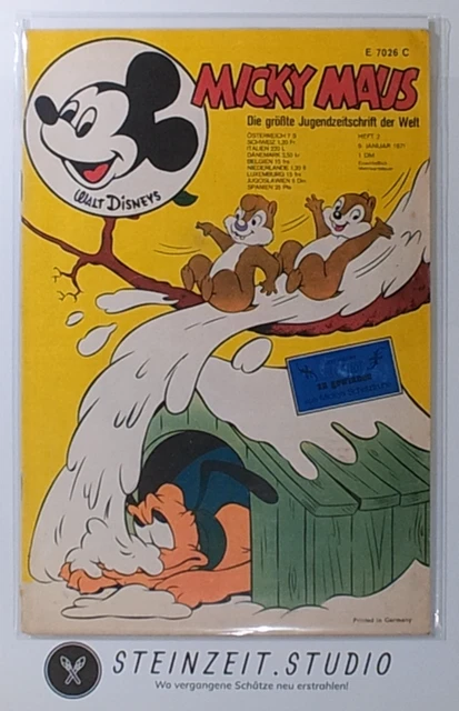 Micky Maus - Heft Nr. 2/1971 - (09.01.1971) - Zustand 2