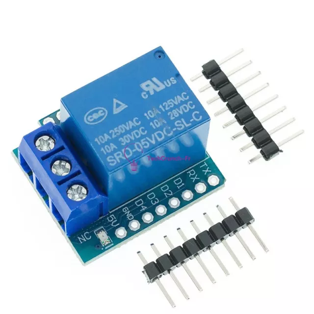 1 Canal Relay Shield V2 Pour Arduino WeMos D1 Mini ESP8266 Development Board