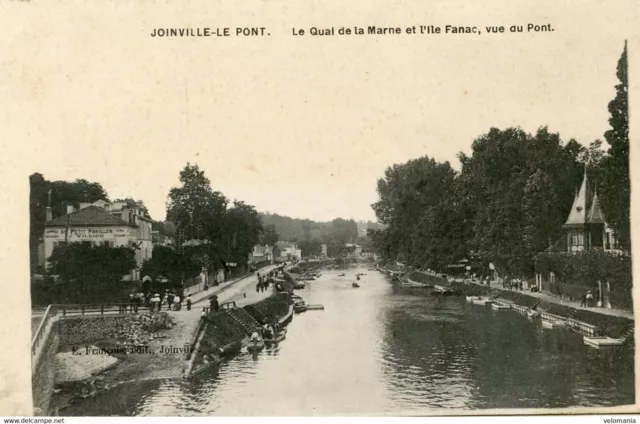 13395 cpa 95 Joinville le Pont - le Quai de la Marne ...