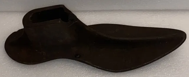 Antique Cobbler Anvil Shoe Repair Form Last Mold Cast Iron Sz 10 Doorstop?