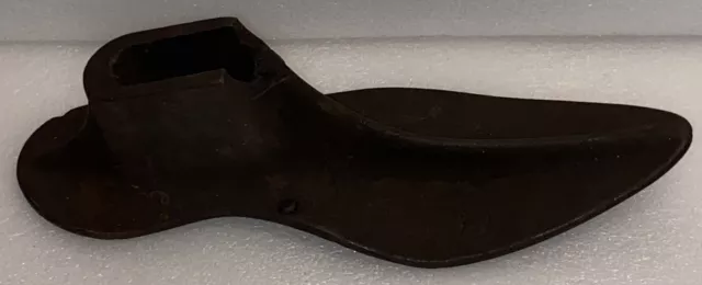 Antique Cobbler Anvil Shoe Repair Form Last Mold Cast Iron Sz 10 Doorstop?