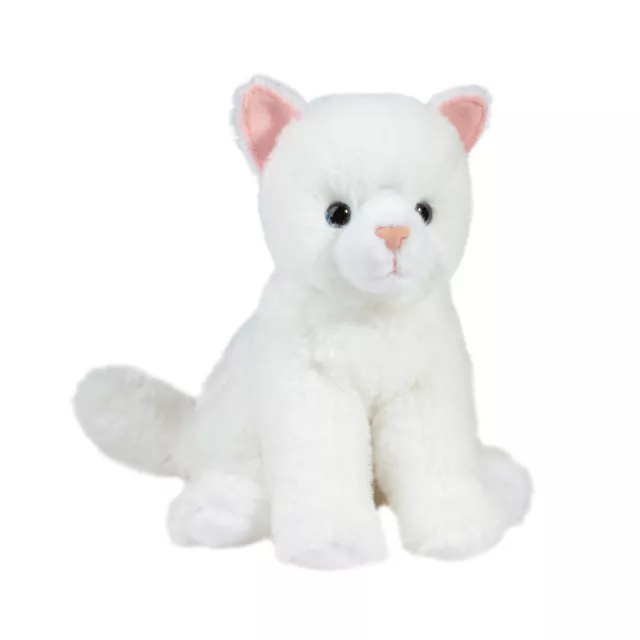 Mini WINNIE the Plush Soft WHITE CAT Stuffed Animal - Douglas Cuddle Toys #4491