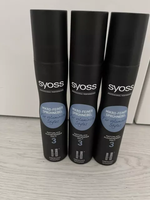 Haarspray Syoss für voluminöse Styles , 3x200ml