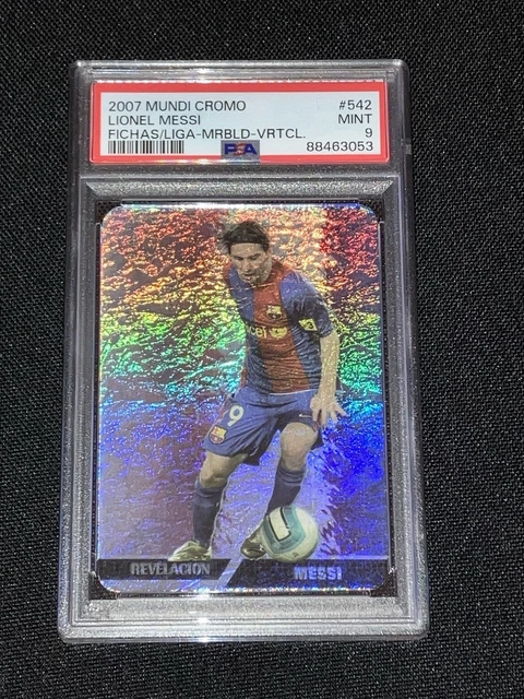 LEO MESSI 2007 2008 07 08 Mundicromo Ficha-Card Nº 758 Nuevo