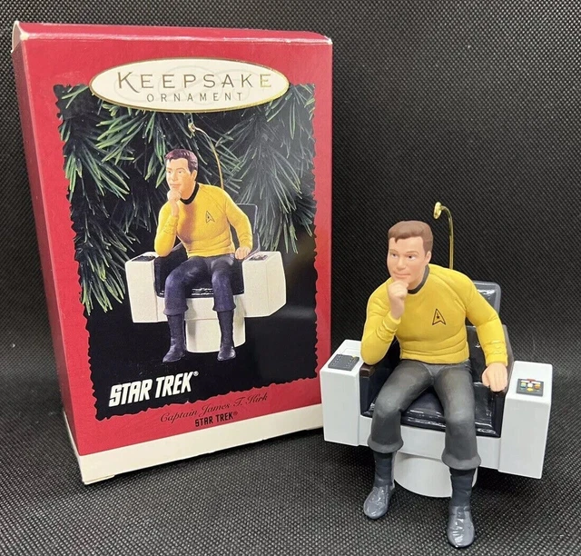 HALLMARK KEEPSAKE 1995 Star Trek Captain James T. Kirk Christmas