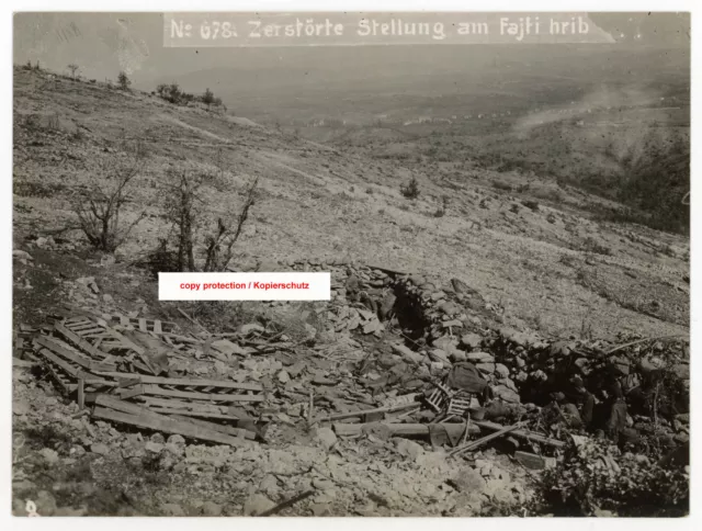 K.u.k Foto Soldat,Schützengraben,Fajti hrib,Isonzo,kuk photo soldier,italy,ww1