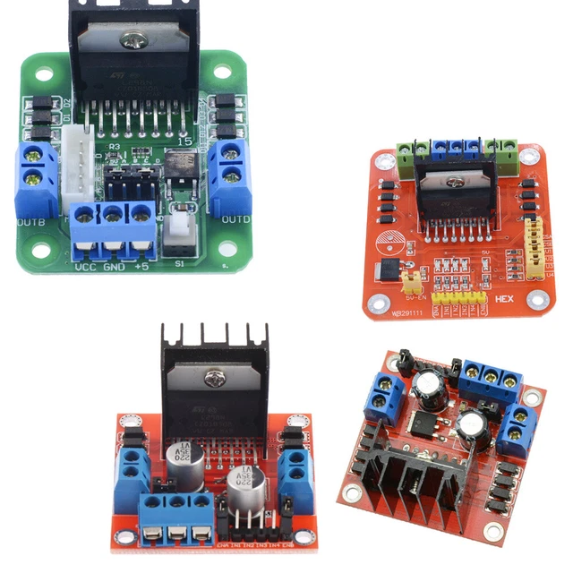 4 KINDS L298N DC Motor Driver Module Stepper Motor Dual H Bridge for ...