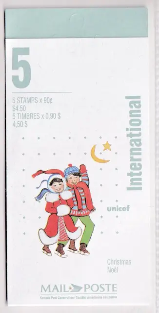 CANADA  1996 CHRISTMAS 50th ANNIV OF UNICEF  BOOKLET SG SB 212 MNH