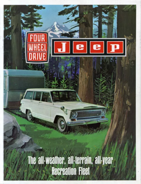 Kaiser Jeep 60s Vintage Dealer Brochure w/towing specs
