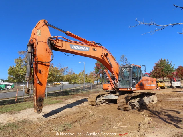 2017 Doosan DX350LC-5 Hydraulic Excavator Cab Heat A C Aux Hydraulics