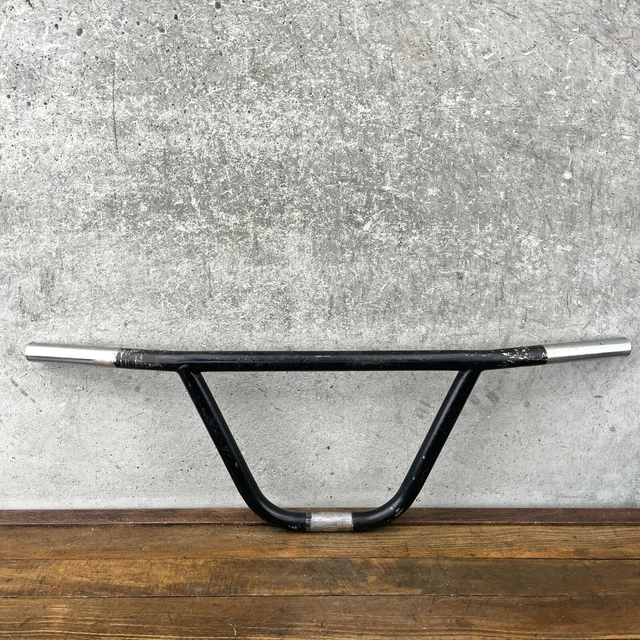 OLD SCHOOL BMX Handlebars Bars Black Silver 80s Race OG Fits Predator