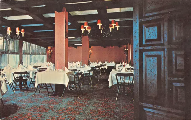 Hilton Head South Carolina 1960s Postcard Dining Room William Hilton Resort