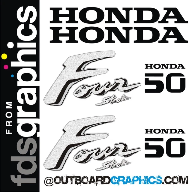 OutboardGraphics.com Engine Cowl Decal/Sticker Kit – For Yamaha 9.9hp 4-Stroke – Custom Graphics