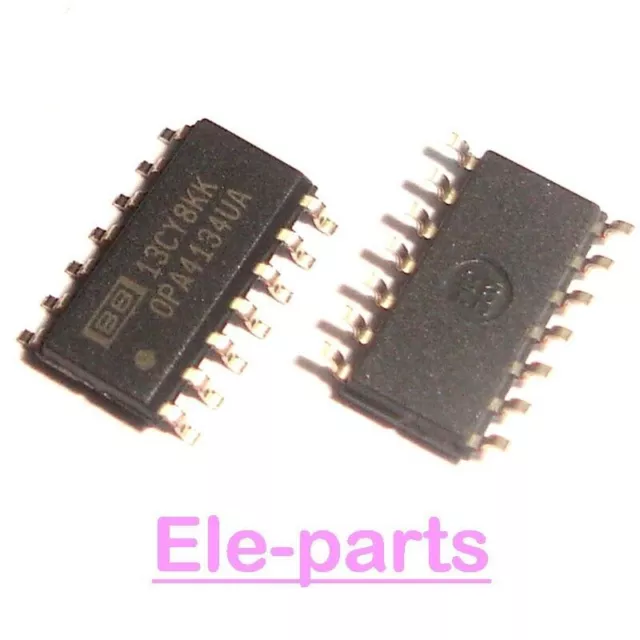 5 PCS OPA4134UA SOP-14 OPA4134 High Performance AUDIO Operational Amplifiers #A6