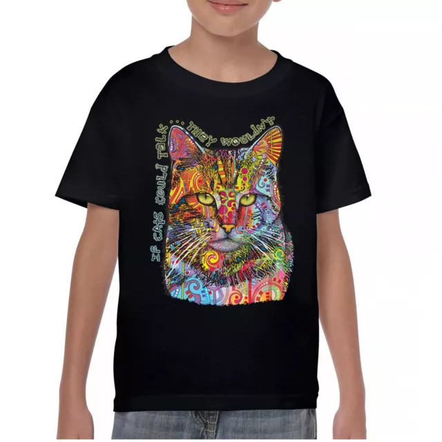 If Cats Could Talk They Wouldn't Youth T-shirt Cute Dean Russo Kids